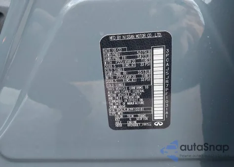 2023 Infiniti Qx55 Luxe Awd z USA, uszkodzony, nr VIN 3PCAJ5JR7PF103181